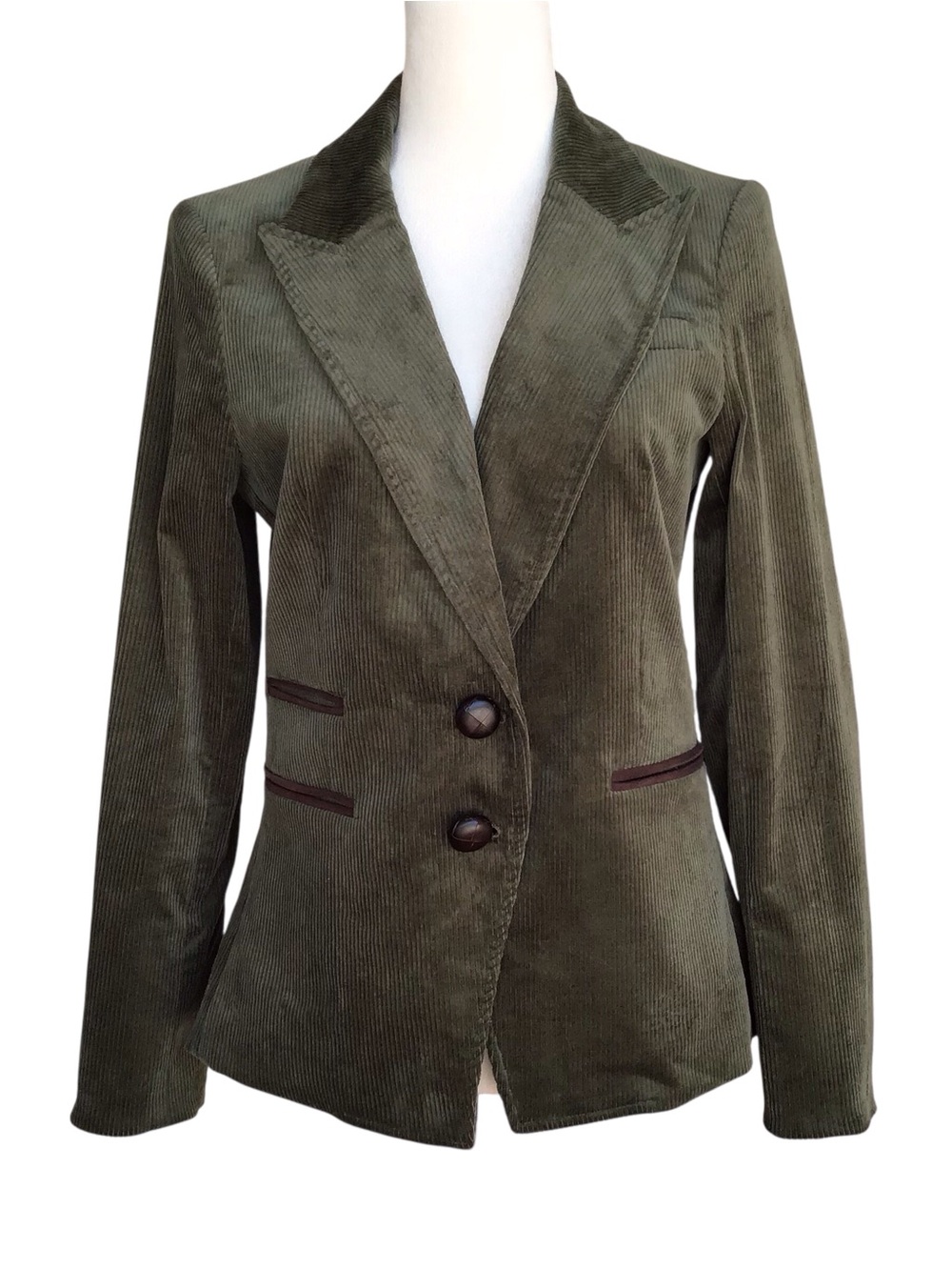 Veronica Beard Hudson Dickey Jacket in Pestle Army